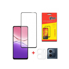 Стекло защитное Dengos Kit for OPPO A5x + camera glass Black (DG-TGSCP-11)