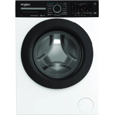 Whirlpool Whirlpool WM front load, 7kg, 1400, A, 49.6cm, display, steam, invertor, black door, white (WAM764WKBUA)