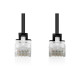 Digitus Патч-корд DIGITUS CAT 6 U-UTP Sliim, 0.5 м, AWG 32/7, Cu, LSZH, чорний (DK-1618-005S-BL)