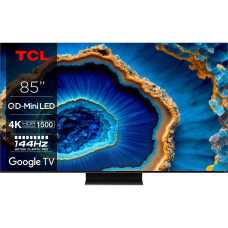 TCL Телевізор 85" MiniLED 4K 144Hz Smart Google TV Titan ONKYO sound (85C809)
