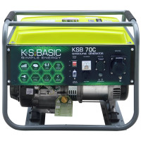 Könner & Söhnen Gasoline generator Basic KSB 70C, 230V, 5-5.5kW, manual starter, 66.6kg (KSB70C)