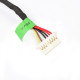 Разъем питания ноутбука с кабелем HP PJ852 (4.5mm x 3.0mm + center pin), 8(7)-pin, 12 см (A49090)