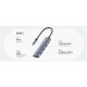 Концентратор Cudy USB-C 5-in-1 1xHDMI 4K + 1xUSB-C PD100W + 1xUSB 3.0 5Gbps + 2xUSB 2.0 (UH405)