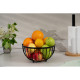 ARDESTO Basket Midori 25х25х13cm, metal, wood, black (AR0904B)