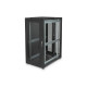 Digitus 26U server rack, Unique, 1340x600x1000 mm perforated steel doors, color black (RAL 9005) (DN-19SRV-26U-B-1)