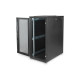 Digitus 26U server rack, Unique, 1340x600x1000 mm perforated steel doors, color black (RAL 9005) (DN-19SRV-26U-B-1)