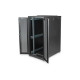 Digitus 26U server rack, Unique, 1340x600x1000 mm perforated steel doors, color black (RAL 9005) (DN-19SRV-26U-B-1)