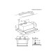 Electrolux hood telescopic, 59cm, 410m.cub/h, black (LFP326FB)