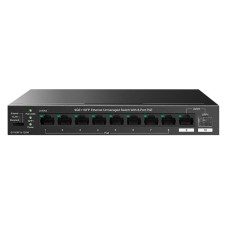 Tenda Комутатор TENDA TEG1110PF-8-120W 8xGE PoE, 1xGE, 1xSFP, Некерований
