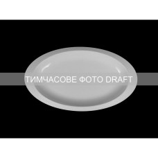 ARDESTO Блюдо Ancona, 27.2х15.7х2.5см, порцеляна, овальна, білий (AR3556)