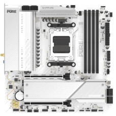 SAPPHIRE Motherboard PURE B850M WIFI sAM5 B850 4xDDR5 M.2 HDMI DP WiFi BT mATX (52123-02-40G)