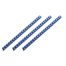 2E Plastic combs for the binder 38mm cyan 50pcs (2E-PL38-50CY)