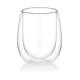 ARDESTO Double wall mug set, 350ml, 2pcs, borosilicate glass, transparent (AR2635BW)