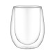 ARDESTO Double wall mug set, 350ml, 2pcs, borosilicate glass, transparent (AR2635BW)