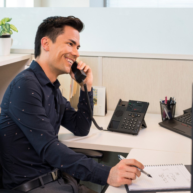 Poly OBi VVX 250 4-Line IP Phone and PoE-enabled (89B58AA)