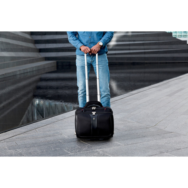 Wenger Patriot 2 Wheeled Laptop Case, Black (600662)