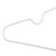 ARDESTO Hanger Set 40.5cm, 5pcs, metal, PVC, white (ARHC2805W)