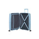 American Tourister Валіза American Tourister, Soundbox, поліпропілен, середня, 67см, 71.5/81л, TSA, 4 колеса, EXP, пастельно-блакитний (32G*22002)