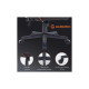 Кресло игровое GamePro GC575FB Fabric Size L Black/Red (GC575FB)