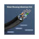 Патч-корд 1м, S/FTP cat 7 RJ-45 black Vention (ICDBF)