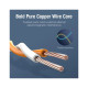 Патч-корд 1м, S/FTP cat 7 RJ-45 black Vention (ICDBF)