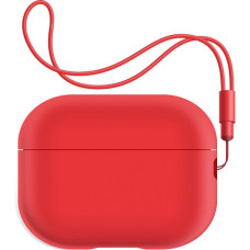 Чехол для наушников Armorstandart Silicone Case with straps для Apple Airpods Pro 2 Red (ARM68614)