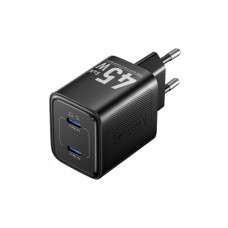 Зарядное устройство Vention 2xUSB-C PD45W GaN black (FEFB0-EU)