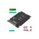 Конвертор Dynamode 2.5'' SATA to M.2 (NGFF) SSD 22*30mm, 22*42mm, 22*60mm, 22*80mm (S103-1N-P)