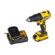 DeWALT Дриль-шурупокрут безщітковий XR Li-Ion 18В акб 2х2А·год 65Нм 500-1750об/хв патрон 13мм ЗП кейс 1.15кг (DCD777D2T)