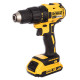 DeWALT Дриль-шурупокрут безщітковий XR Li-Ion 18В акб 2х2А·год 65Нм 500-1750об/хв патрон 13мм ЗП кейс 1.15кг (DCD777D2T)