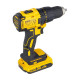 DeWALT Дриль-шурупокрут безщітковий XR Li-Ion 18В акб 2х2А·год 65Нм 500-1750об/хв патрон 13мм ЗП кейс 1.15кг (DCD777D2T)