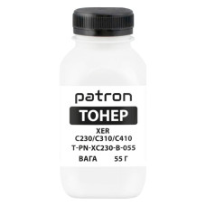 Тонер XER C230/C310/C410, 55 г, Black Patron (PN-XC230-B-055)