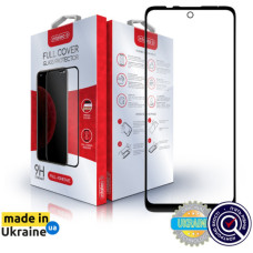 Стекло защитное Intaleo Full Glue MOTO E30/E40 Black (1283126545818)