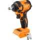 Neo Tools impact wrench Energy+ 18V brushless 2500 rpm 350 Nm 1/2  3 speeds 1.1 kg without battery and spare part (04-613)