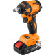 Neo Tools impact wrench Energy+ 18V brushless 2500 rpm 350 Nm 1/2  3 speeds 1.1 kg without battery and spare part (04-613)