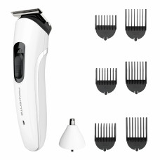 Rowenta Тример Trim&Style, для бороди, носа, вусів і голови, мережа+акум., насадок-7, сталь, білий (TN8934E0)