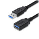 Дата кабель USB 3.0 AM/AF 1.8m black ColorWay (CW-CBUF075-BK)