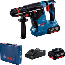 Bosch Cordless Rotary Hammer GBH 187-LI One Chuck, 2*18 V 5 Ah, 2.4 J, 980 rpm, 2.9 kg (0.611.923.121)