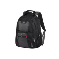 Wenger Pillar 16  Laptop Backpack, Black/Gray (600633)