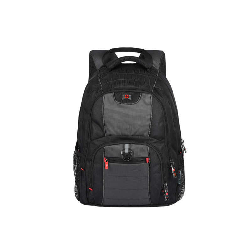 Wenger Pillar 16  Laptop Backpack, Black/Gray (600633)