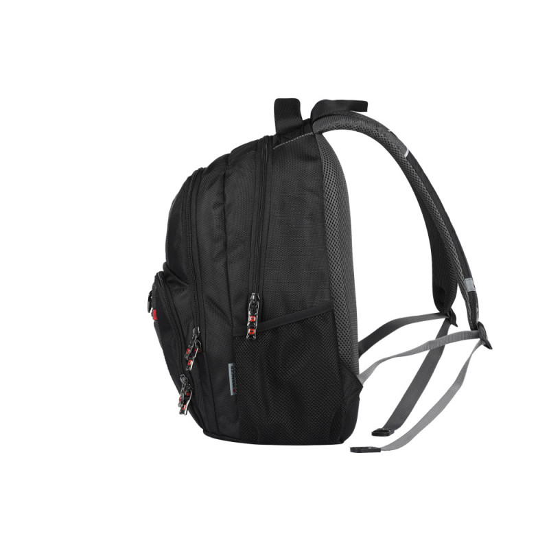 Wenger Pillar 16  Laptop Backpack, Black/Gray (600633)