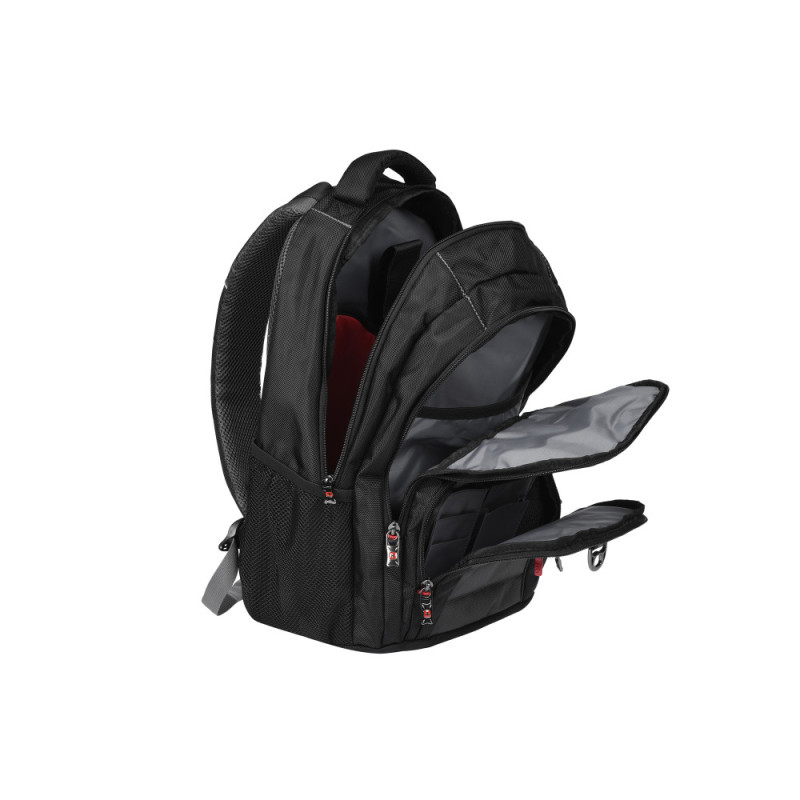 Wenger Pillar 16  Laptop Backpack, Black/Gray (600633)