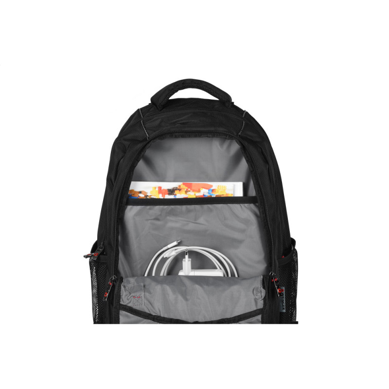 Wenger Pillar 16  Laptop Backpack, Black/Gray (600633)