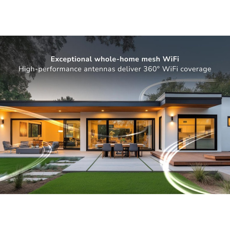 NETGEAR Система WiFi-Mesh Orbi RBE373 BE5000, 3мод, білий (RBE373-100EUS)