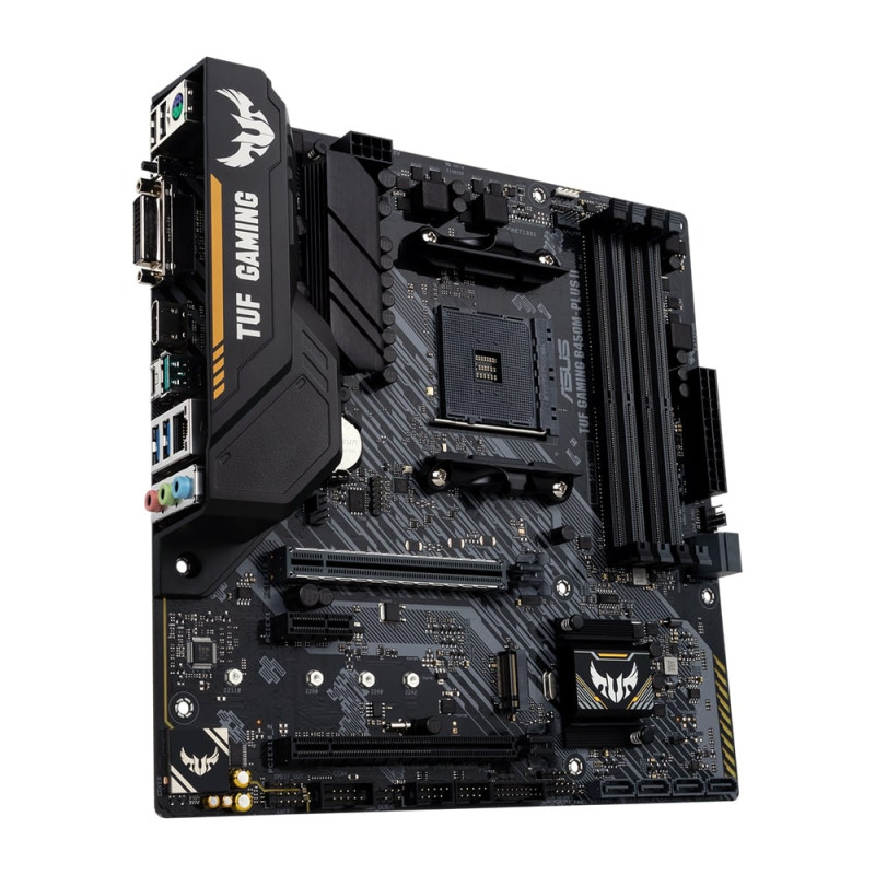ASUS TUF GAMING B450M-PLUS II sAM4 B450 4xDDR4 HDMI-DVI mATX (90MB1620-M0EAY0)