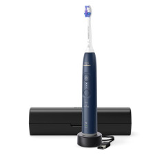Philips toothbrush electric Sonicare 6100 Series, 62th.fluct/min, nozzle-1, case, blue (HX7403/05)