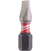 Milwaukee Shockwave Bits, SL1, 2x6, 5x25mm, 2-piece set (4932430903)