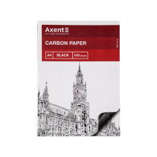 Бумага копировальная Axent A4 100 листов, черная (3301-01-A)