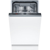 Bosch Посудомийна машина Bosch вбудована, 10компл., A++, 45см, дисплей, 3й кошик, білий (SPV2HMX03K)