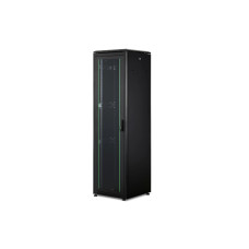 Digitus DIGITUS 42U network cabinet, Unique, 2053x600x600 mm, perforated front and rear door, black (RAL 9005) (DN-1942U-6/6-PD-BL)